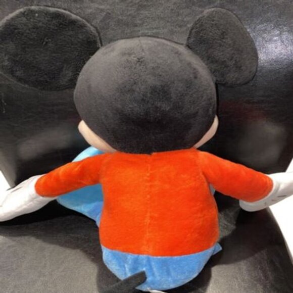 2017 Disney Mickey Mouse Plush 19" Large Snowflake Christmas Holiday Pre Owned - Picture 11 of 11